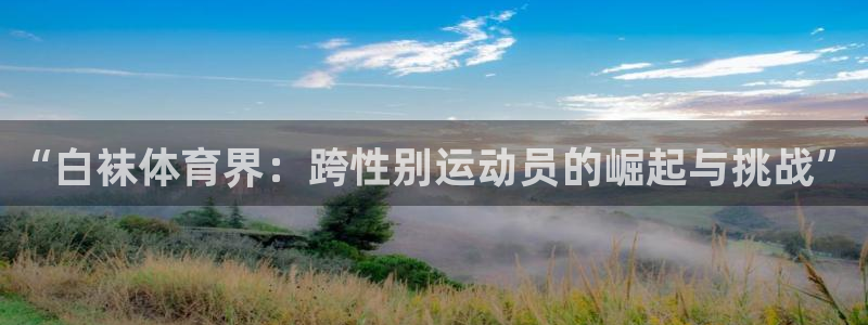 “白袜体育界：跨性别运动员的崛起与挑战”